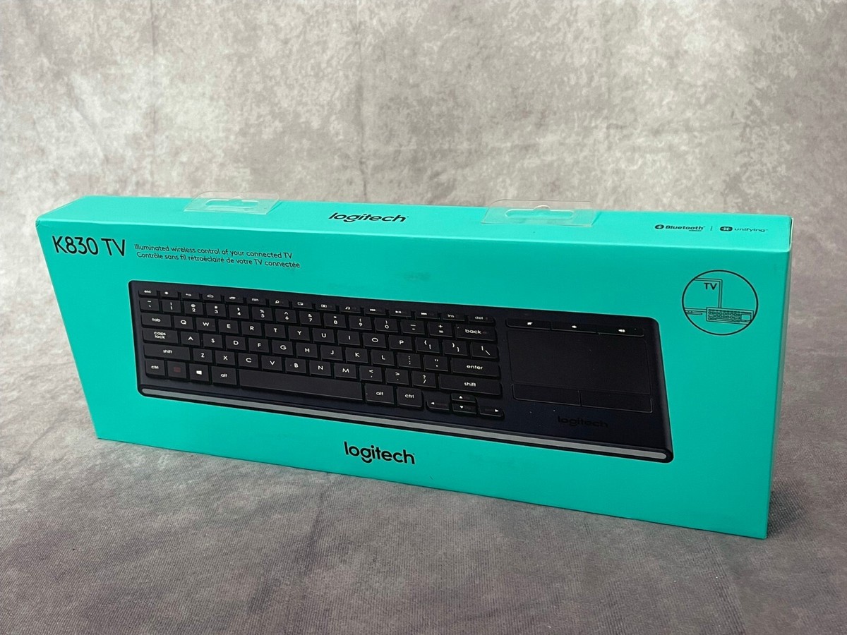 Logitech K830 TV Wireless Illuminated Keyboard (920-007182