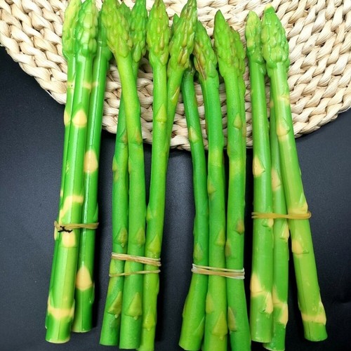 10PCS Green Asparagus Model Lifelike Simulated Vegetables Window Decoration - Picture 11 of 12