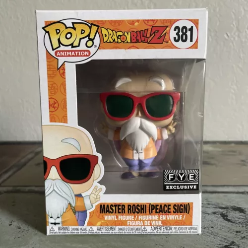 Funko Pop! Dragon Ball Z - Maestro Roshi #381 (signo de paz) - exclusivo para ti