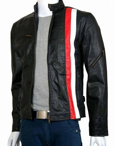 Leather Jacket Men's Genuine Lambskin 