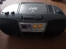 JVC CD Portable System CD Radio Cassette Model number RC-X260BK