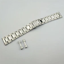 12-24mm Solid Stainless Steel Watch Strap Band Replacement Universal Watchband