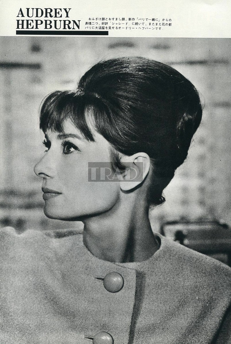 新品★スクラップブッキング★AUDREY HEPBURN テーマ♪★PARIS AUDREY HEPBURN Paris When It Sizzles 1964 JPN Picture Clipping 2