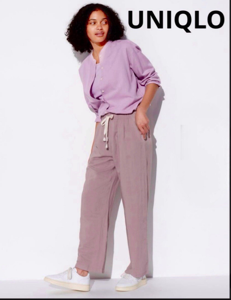 UNIQLO NWT Women's Linen Blend Elastic Waist 29” Inseam Easy UNIQLO NWT Women's Linen Blend Elastic Waist 29” Inseam Easy