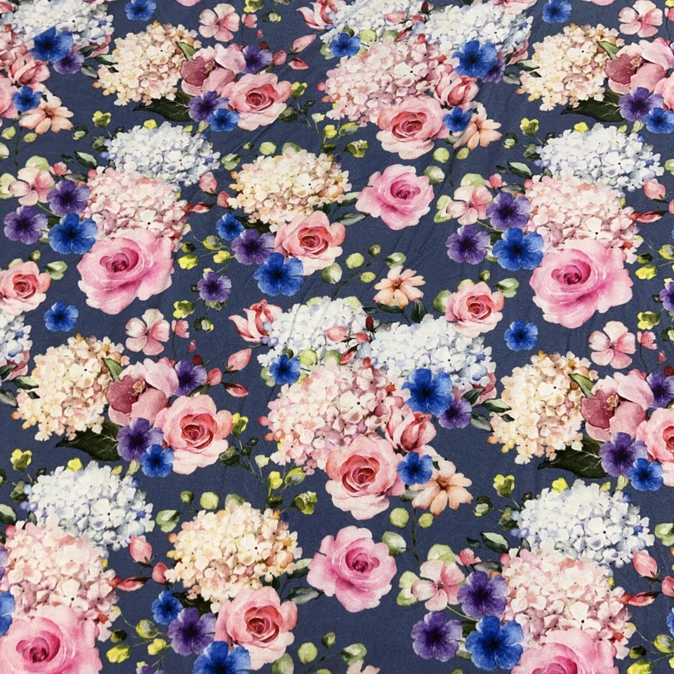 "Manta de bebé de bambú Posh Peanut rosas florales, rosa y púrpura Sherpa 40"" X 58""" Foto 2 de 4