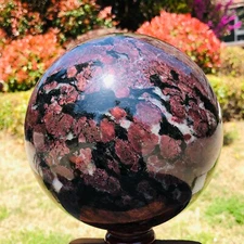 13.64LB Natural Beautiful Fireworks ball Quartz Crystal Sphere Healing 1034