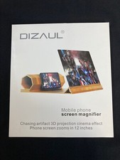 Dizaul 12" Screen Magnifier for Mobile Phone 3D HD Projection Cinema effect