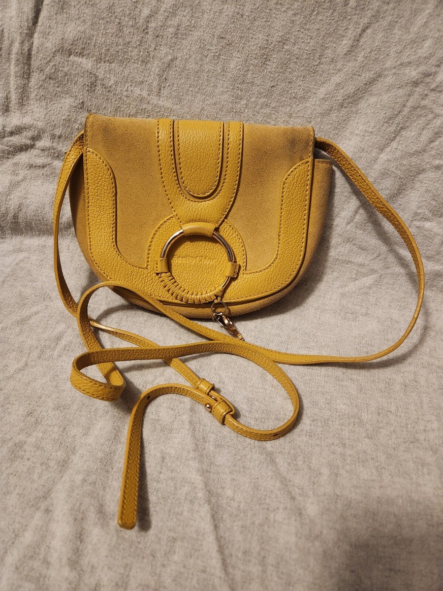 See by Chloe Mini Hana Shoulder Bag - yellow suede | eBay