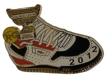 Vintage Roland Garros French Open Logo Pin - Tennis shoe Collectible  2012 