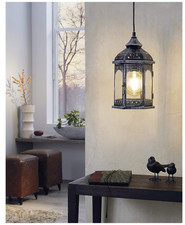 Nuova lampada a sospensione vintage sospensione argento antica lampada 49225