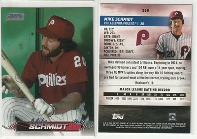1983-2026 Topps All Brands MIKE SCHMIDT Philadelphia Phillies CHOOSE YOUR CARD