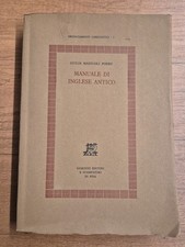 G. MAZZUOLI PORRU - MANUALE DI INGLESE ANTICO - GIARDINI EDITORI PISA - 1977 - M