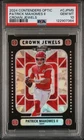 2024 Patrick Mahomes II Contenders Optic Crown Jewels #CJPMS PSA 10 Gem Mint