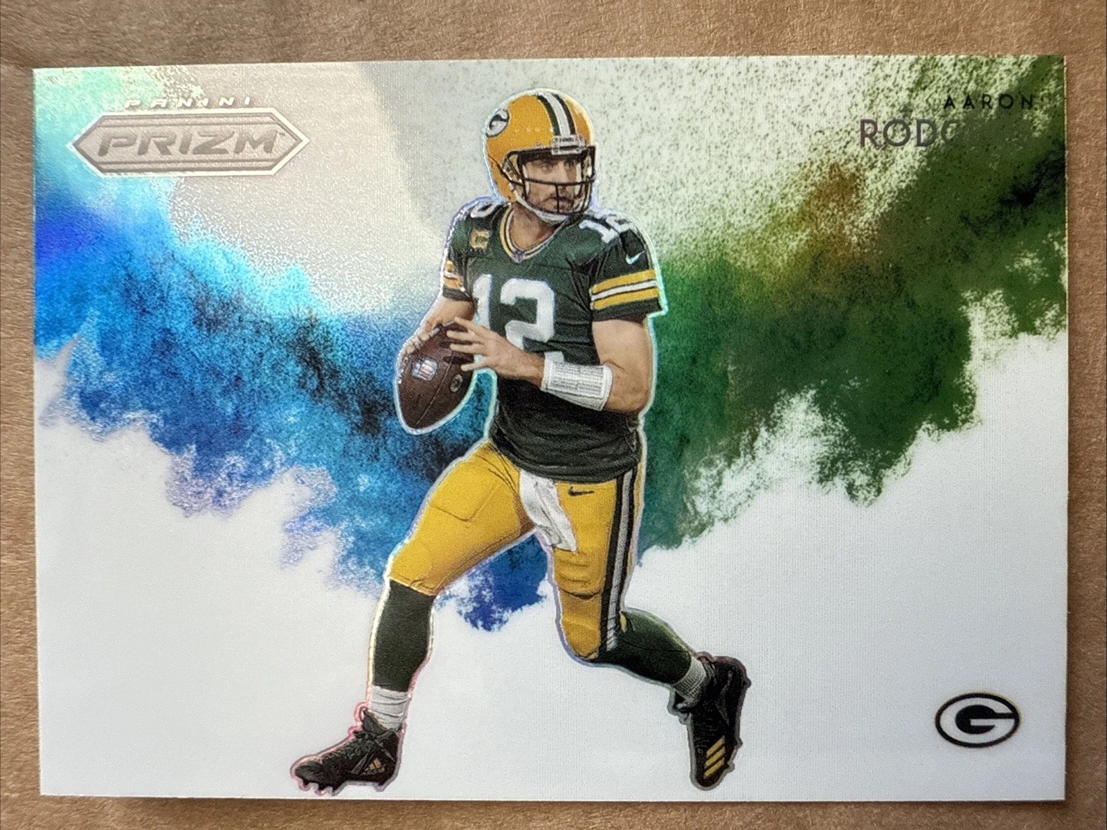 2022 Panini Prizm No. CB3 Aaron Rodgers Color Blast SSP