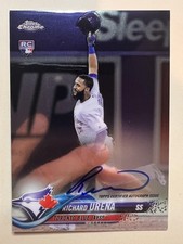 2018 Topps Chrome #RA-RU Richard Urena Rookie Autographs