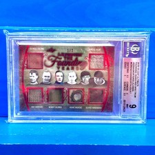 2018 Leaf Ultimate FOUNDING YEARS NHL Hockey Legends GAME USED Mem /2 RARE BGS 9