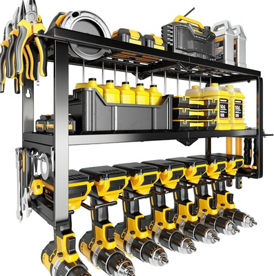 #ad Power Tool Organizer with Charging Station Wall Mount Cordless Drill and Batter $79.99