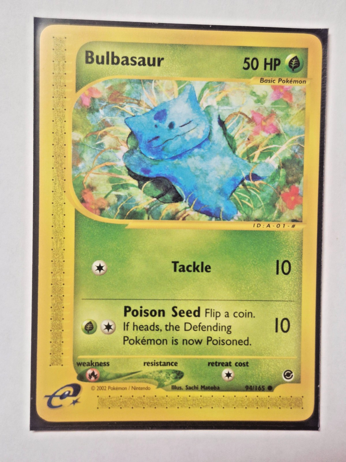 Pokémon Tcg BULBASAUR (#094/165) Expedition Base Set Vtg 2002 NM