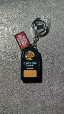 Open Box New H-E-B Brand Shop Key Chain Cafe Olé By HEB Coffee Keychain
