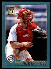 Mike Lieberthal 2001 Topps #592 Phillies MLB READ FREE SHIPPING AutographDen