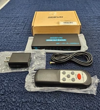 SGEYR 5x1 Switch Selector Port Box with IR Remote Control HDMI Switch