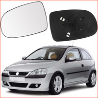 Spiegelglas Ersatz FüR Opel Corsa C 2000-2006 AußEnspiegel Verstellbar Links
