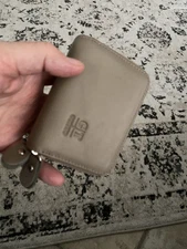 Gostwo Genuie Leather Credit Card Holder With Zip Around Wallet Women 