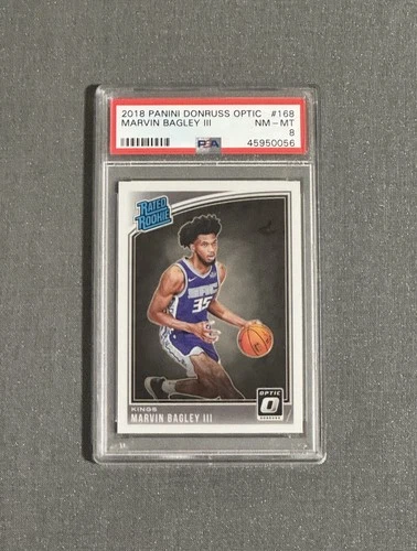 2018 Panini Donruss Optic - Rated ROOKIE 🔥  Marvin Bagley III #168 (RC) PSA
