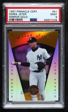 1997 Pinnacle Certified Mirror Gold Derek Jeter #51 PSA 9 MINT HOF 04b0