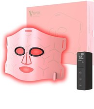 VYM Infrared Red Light Therapy Face Mask LED Face Skincare Pink Glowing New Box