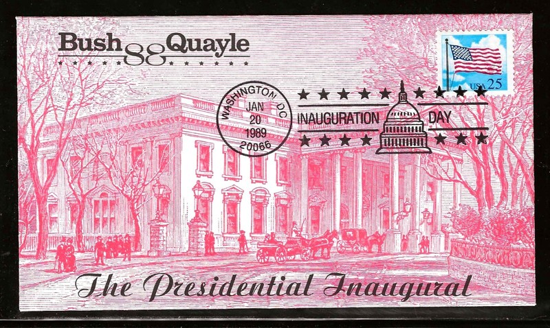 PRESIDENTIAL INAUGURATION DAY 1989 - BUSH & QUALE - KMC VENTURE LIMITED EDITION