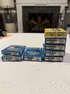 Marklin HO Train Wires (5) 7101 (1) 7105 (2) 7103