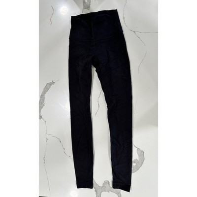 Lululemon Align High-Rise Pant 28 Black Yoga Leggings Size 2 LW5BEHS