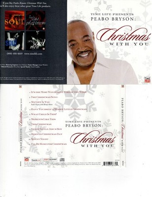 PEABO BRYSON - CHRISTMAS WITH YOU (CD 2005)   *11 TRACKS*