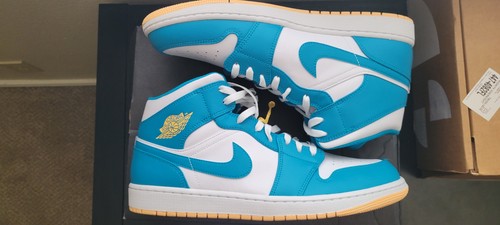 Jordan 1 Mid Aquatone - DQ8426-400 taglia 13 - Foto 5 di 6