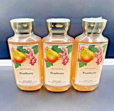 Bath Body Works PEARBERRY BODY WASH 10 FL OZ/295 ML SET OF 3
