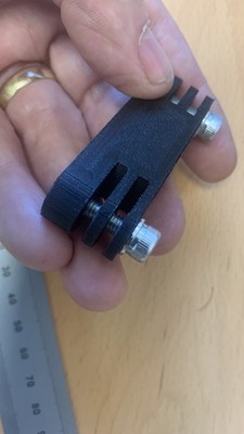 GoPro (alle). 50mm Verlängerung verstellbar. made by PLA+ (3D Drucker)