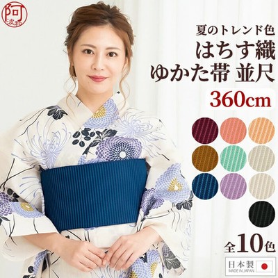 Yukata Obi Summer Half-Width Single Belt Hachisu Weave Made in Japan