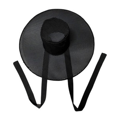 Koreanischer Gat Hut für Herren schwarz Mesh koreanischer traditioneller Hut für Halloween Accessoire