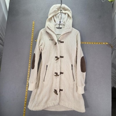 Bergans Of Norway Coat Womens M White 1850 Bergfrue Lady Coat Wool Hooded