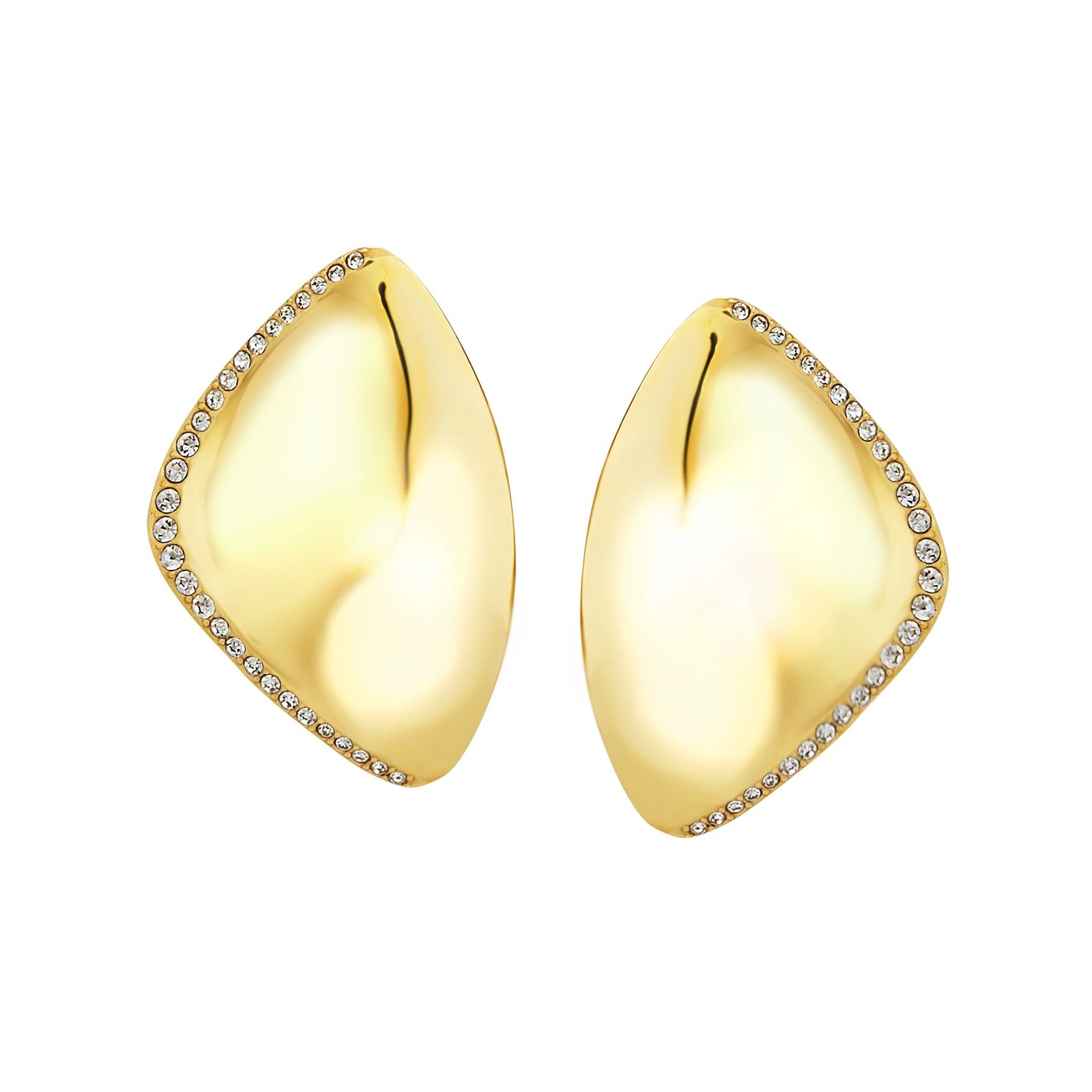 BREIL Womens Earrings RETWIST TJ3918 Stainless Steel Golden