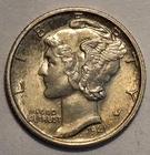 #4 Business Uncirculated++ to MS?? Nicer Low Mintage 1941 S Mercury Dime