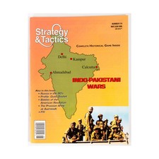 SPI Strategy & Tactics #174 w/Indo-Pakistani Wars Mag VG