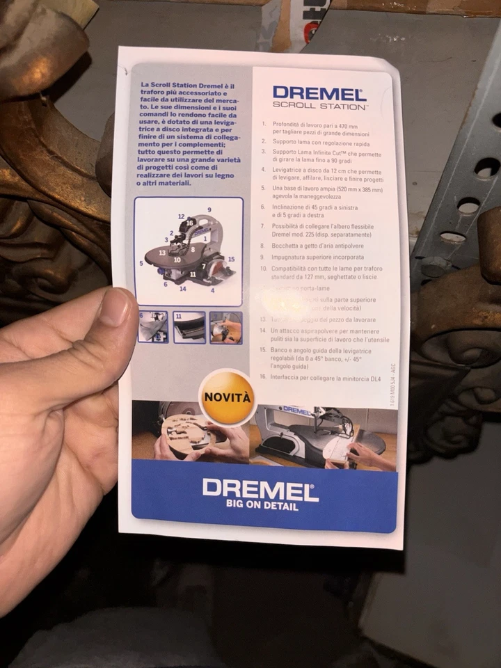 Traforo Elettrico Dremel Scroll Station - Immagine 3 di 4