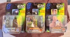 STAR WARS potf ELECTRONIC POWER FX figures(3) DARTH VADER OBI WAN r2-d2 MIB 1996