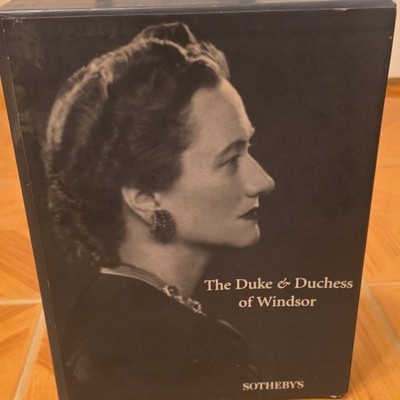 Sotheby's Duke and Duchess of Windsor Vintage Auction Book Box Set 1997