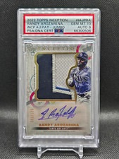 2022 Topps Inception Randy Arozarena Auto Jumbo Patch /125 IAJP-RA PSA 10