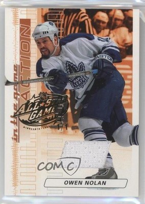 2003 ITG Action Game-Used Jerseys Bronze All-Star Game 1/1 Owen Nolan #M-172 2a8