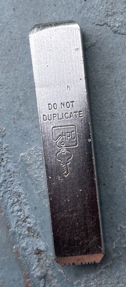 NOS HPC LDND "Do Not Duplicate" Heavy-Duty Steel Key Stamp | eBay