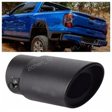 Exhaust Pipe Tip Rear Tail Throat Muffler Stainless Steel For Ford Ranger XLT